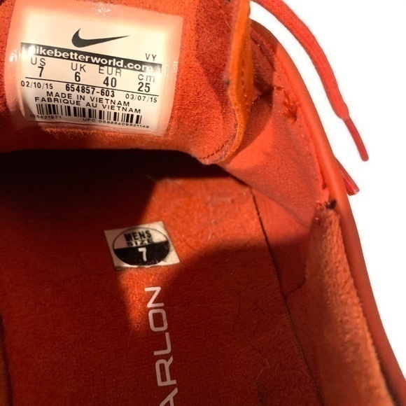 Nike‎ Lunarlon Stefan Janoski Red Size 7 - Picture 9 of 11